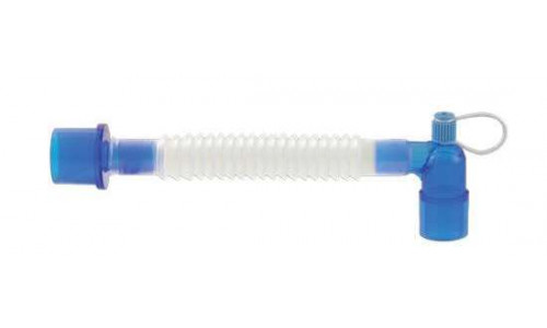 Переходник гибкий 22F + 15F/22М + порт Luer Flexicare