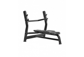 Скамья  для жима горизонтальная BRONZE GYM H-023А (ЧЕРНЫЙ)
