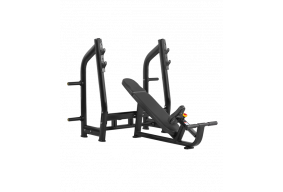 Скамья для жима с положительным наклоном BRONZE GYM H-025 (ЧЕРНЫЙ)