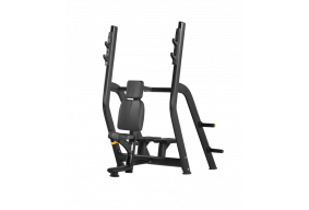 Скамья  для жима вертикальная BRONZE GYM H-025B (ЧЕРНЫЙ)