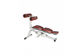 Скамья для пресса регулируемая BRONZE GYM H-034A (КОРИЧНЕВЫЙ)