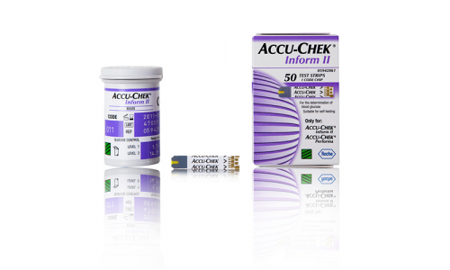 Тест полоски для ACCU CHEK INFORM II (анализатора уровня глюкозы) 