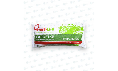 Салфетки марлевые стерильные Evers Life