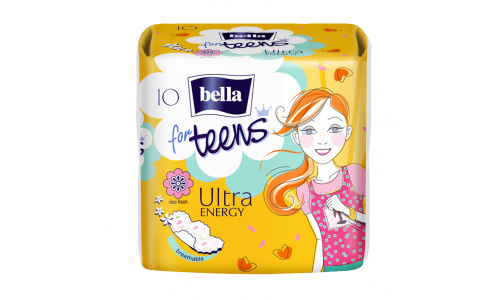 Ультратонкие прокладки Bella for teens Ultra energy