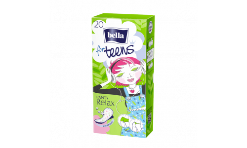 Ультратонкие ежедневные прокладки Bella for teens Panty relax