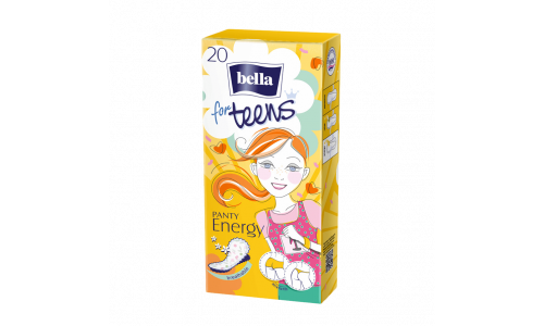 Ультратонкие ежедневные прокладки Bella for teens Panty energy