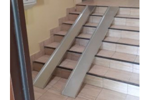 Стационарный пандус из оцинкованной стали СТАНДАРТ