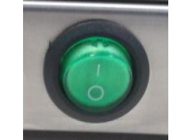 Переключатель с подсветкой зеленый IRS-101-8C