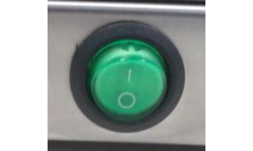 Переключатель с подсветкой зеленый IRS-101-8C