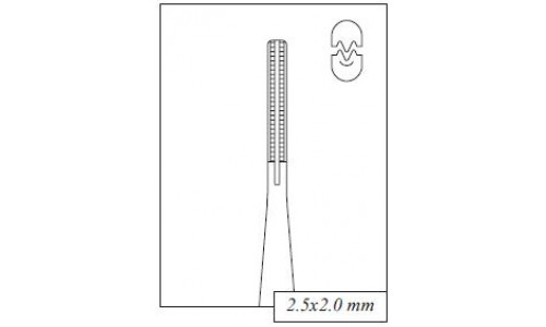 Пинцет по Де Бейки VF 715.03