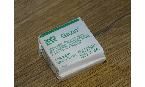 Тупферы стерильные марлевые Газин (GAZIN) 13470, 1см х 5м