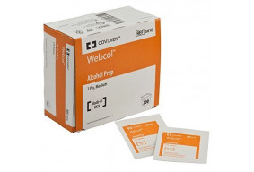 Стерильные двухслойные спиртовые салфетки Webcol Medium Prep Pads AX11763
