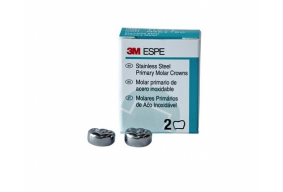 Коронки D-UL-4 Stainless Steel Crowns для временных зубов (первый верхний левый моляр, размер 4, 2шт)